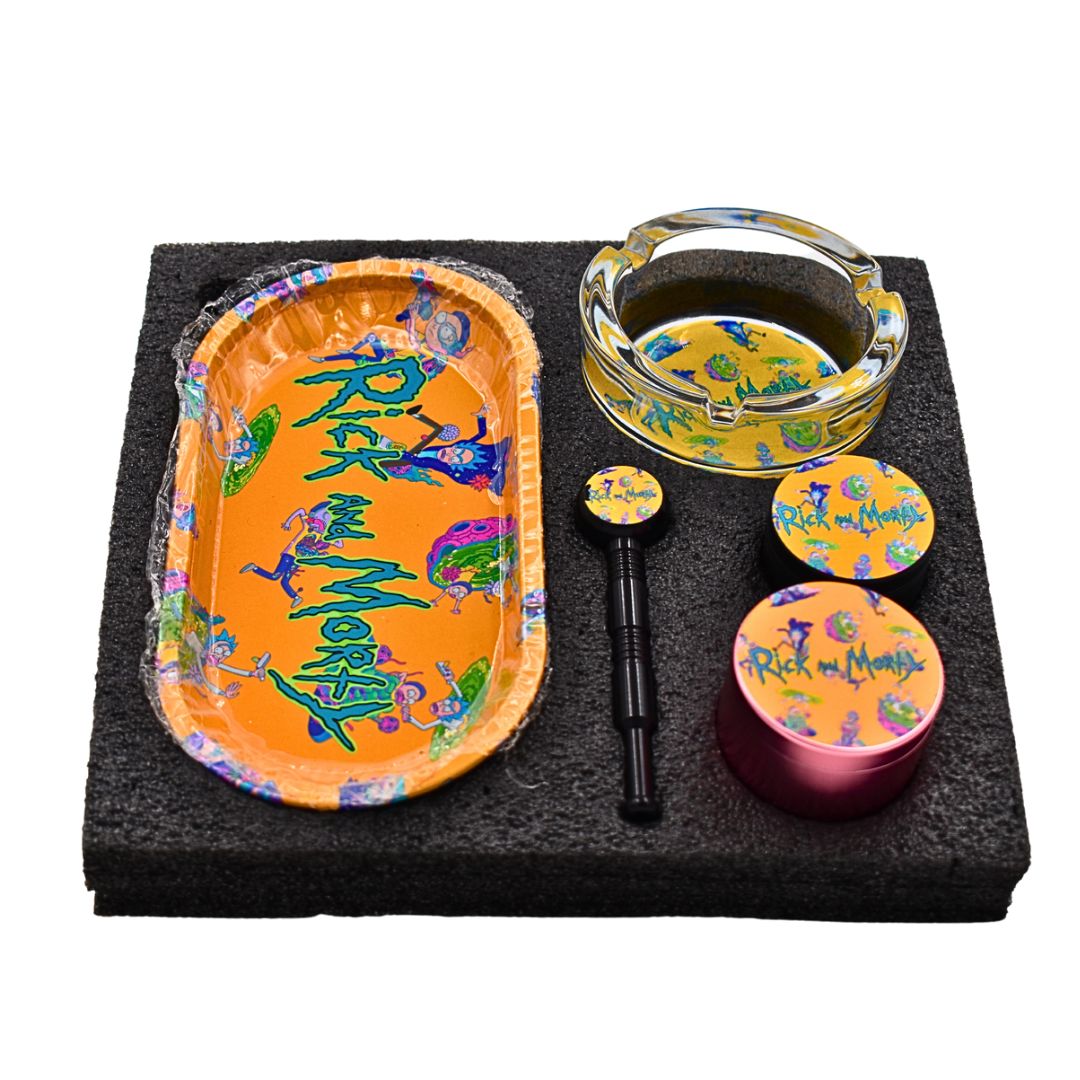 R&M Smoking Kit-Orange Gift Set - Bittchaser