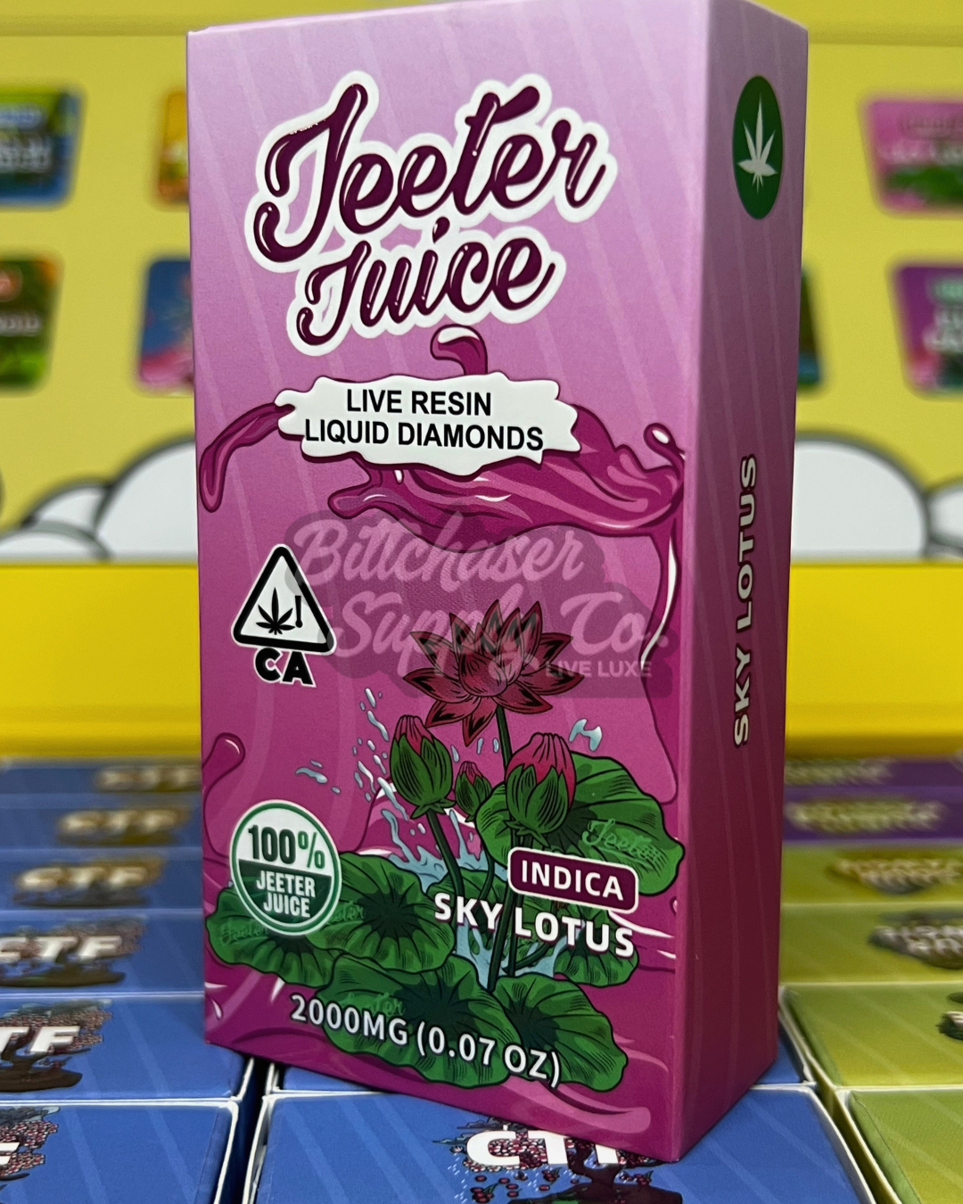 Juisi ya Jeeter 2000mg Almasi Hai THC 2g Mikokoteni Inayotumika