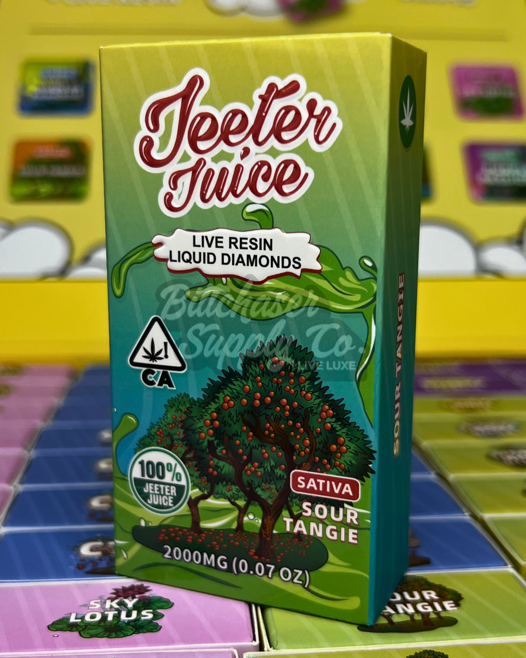 Juisi ya Jeeter 2000mg Almasi Hai THC 2g Mikokoteni Inayotumika