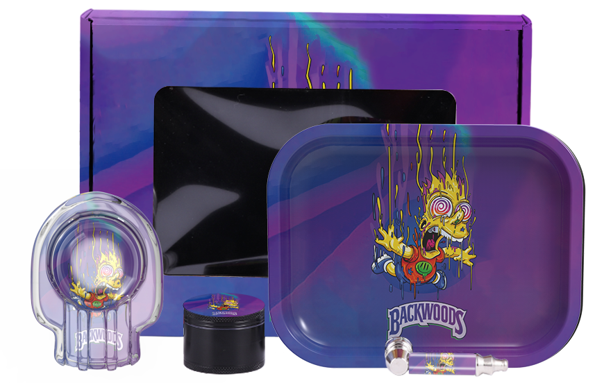 Backwoods Simpsons Smoking Kit - Gift Set - Bittchaser