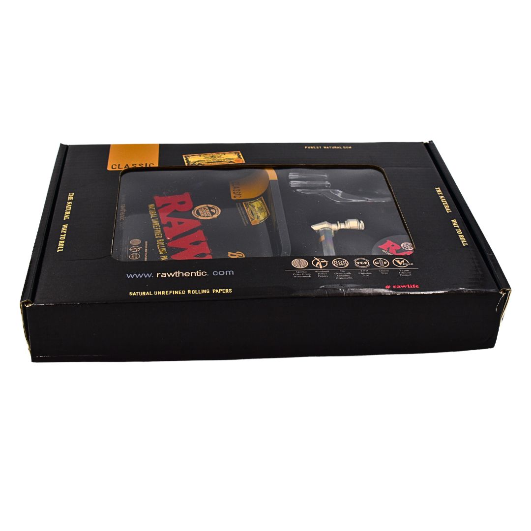 Raw Classic Smoking Kit-Black Gift Set - Bittchaser