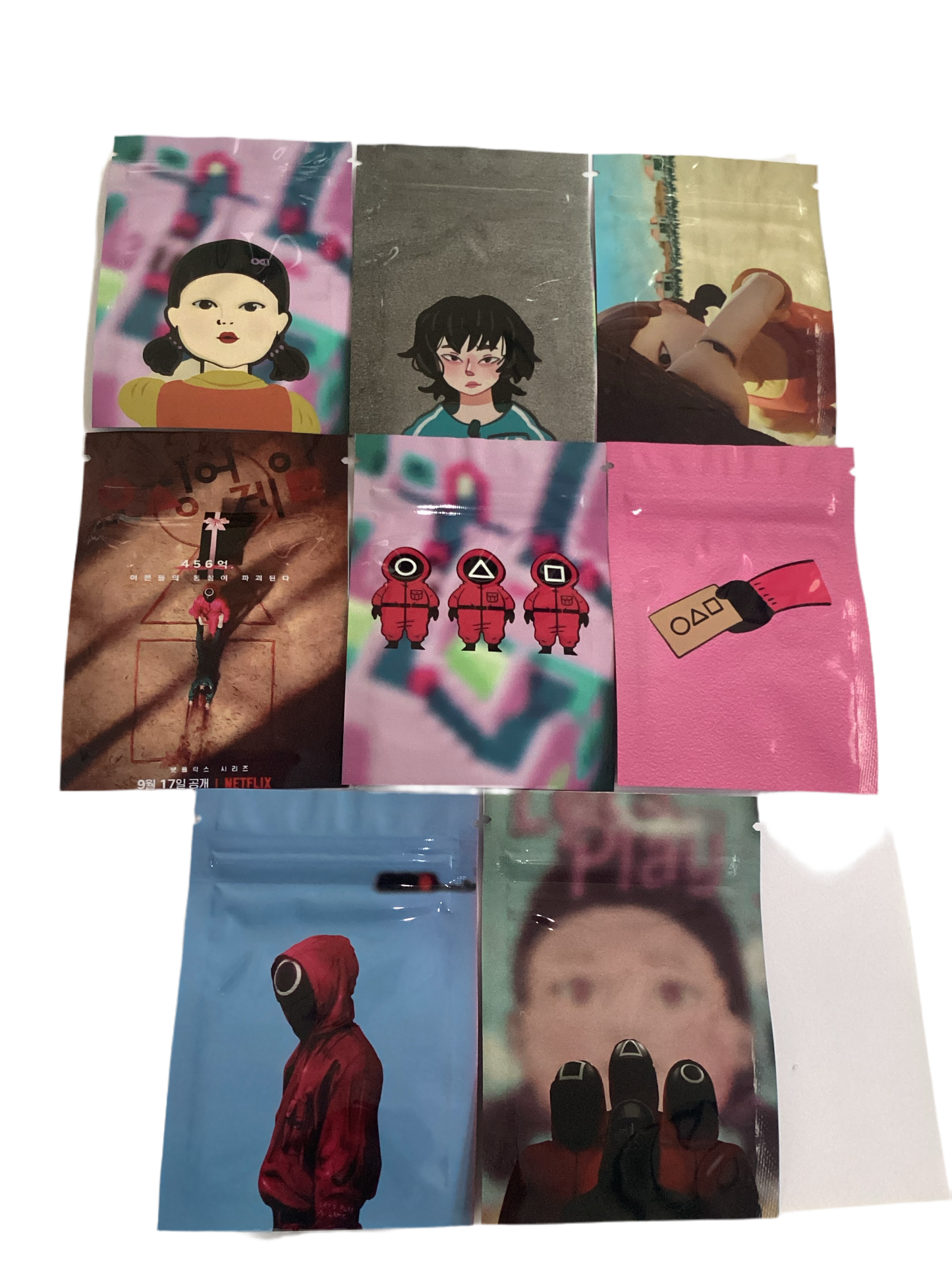 Ukubwa wa Mifuko ya Kuzuia Harufu ya Mylar (7x10cm) - (Kifungu 100pcs)