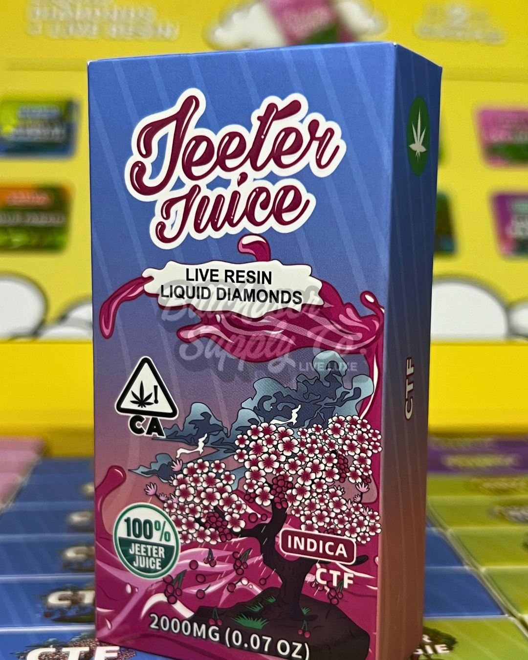 Juisi ya Jeeter 2000mg Almasi Hai THC 2g Mikokoteni Inayotumika