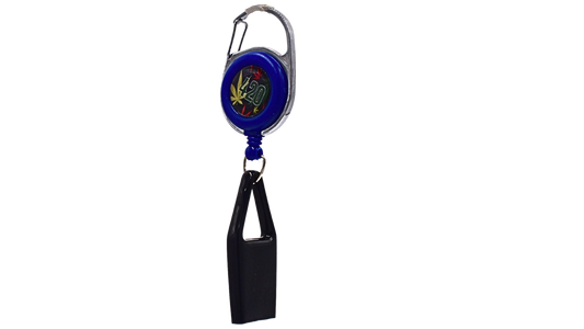 Lighter Holder (Leash)- Blue 420 - Bittchaser