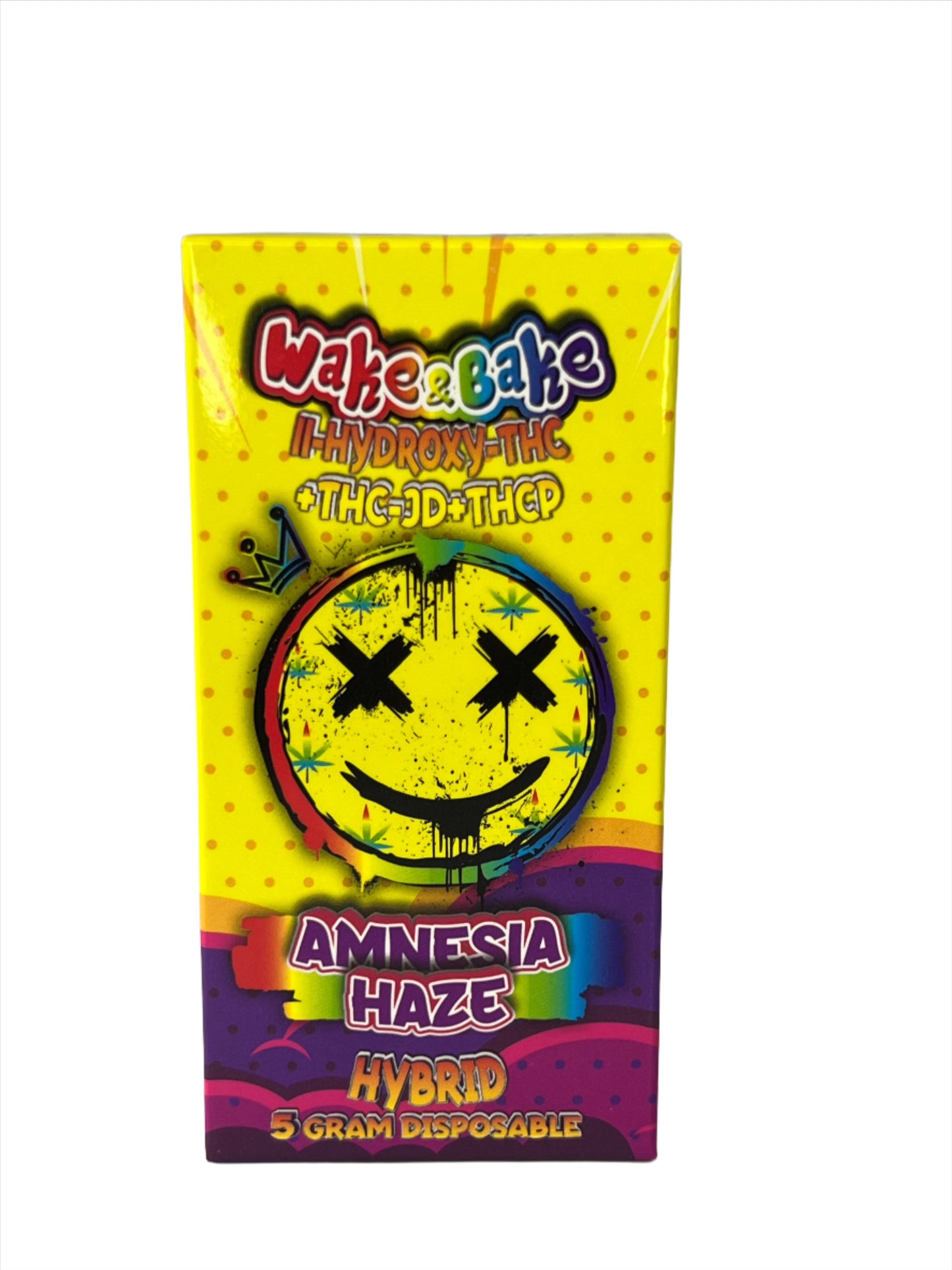 Wake&Bake 5000mg Iliyoboreshwa ya HHC-P+THC-P+THC-JD Disposable 5Gram Vapes