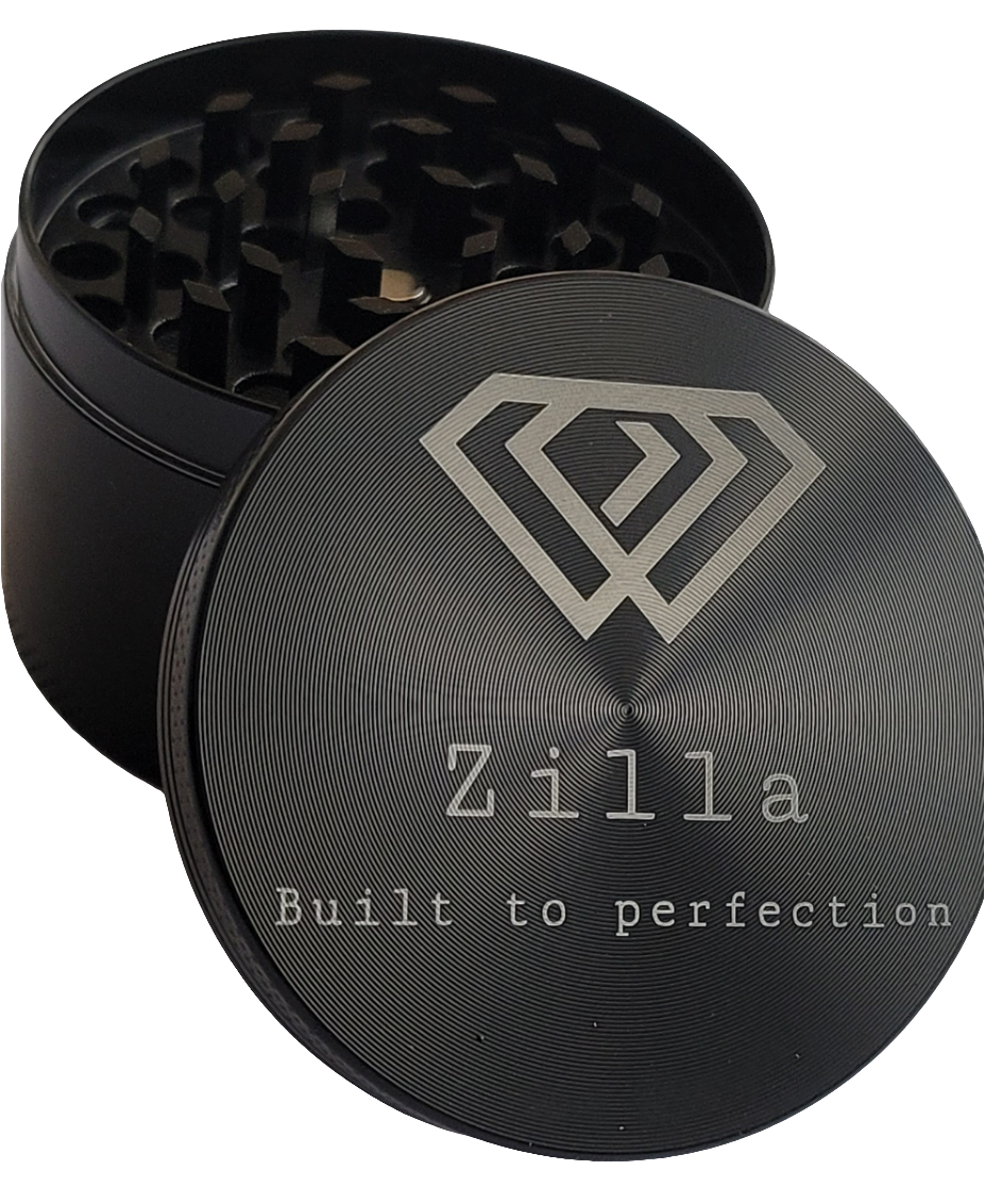 Zilla 60mm (Kati) Zinki Metali Aloi Herb Grinders
