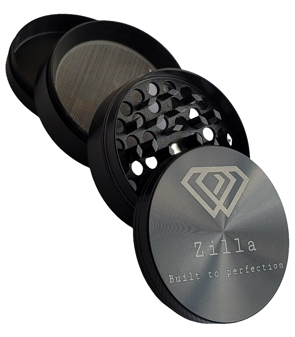 Zilla 60mm (Kati) Zinki Metali Aloi Herb Grinders