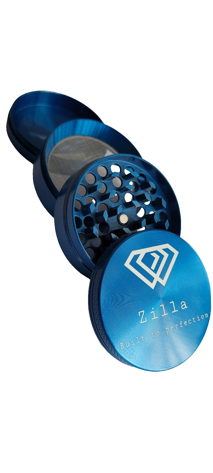 Zilla 60mm (Kati) Zinki Metali Aloi Herb Grinders