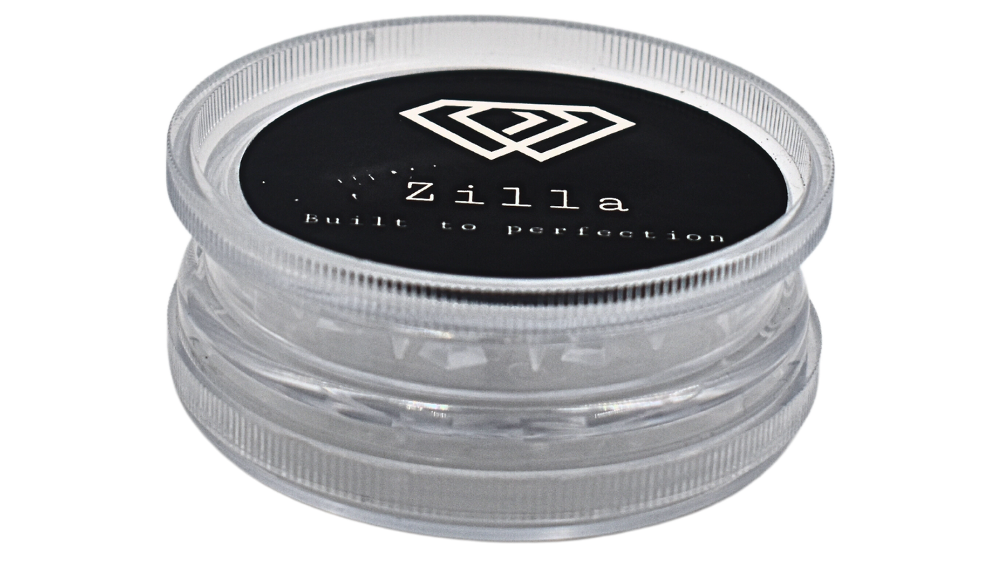 Zilla 60mm 2-Part Acrylic Plastic Grinders - Bittchaser Smoke Shop