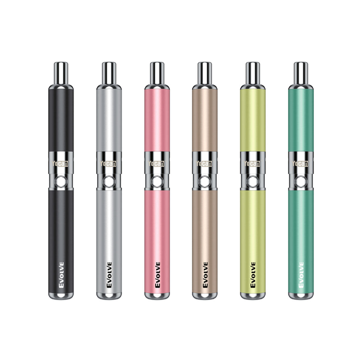 Yocan Evolve Dry Herb Vaporizer Kit - Silver - Bittchaser