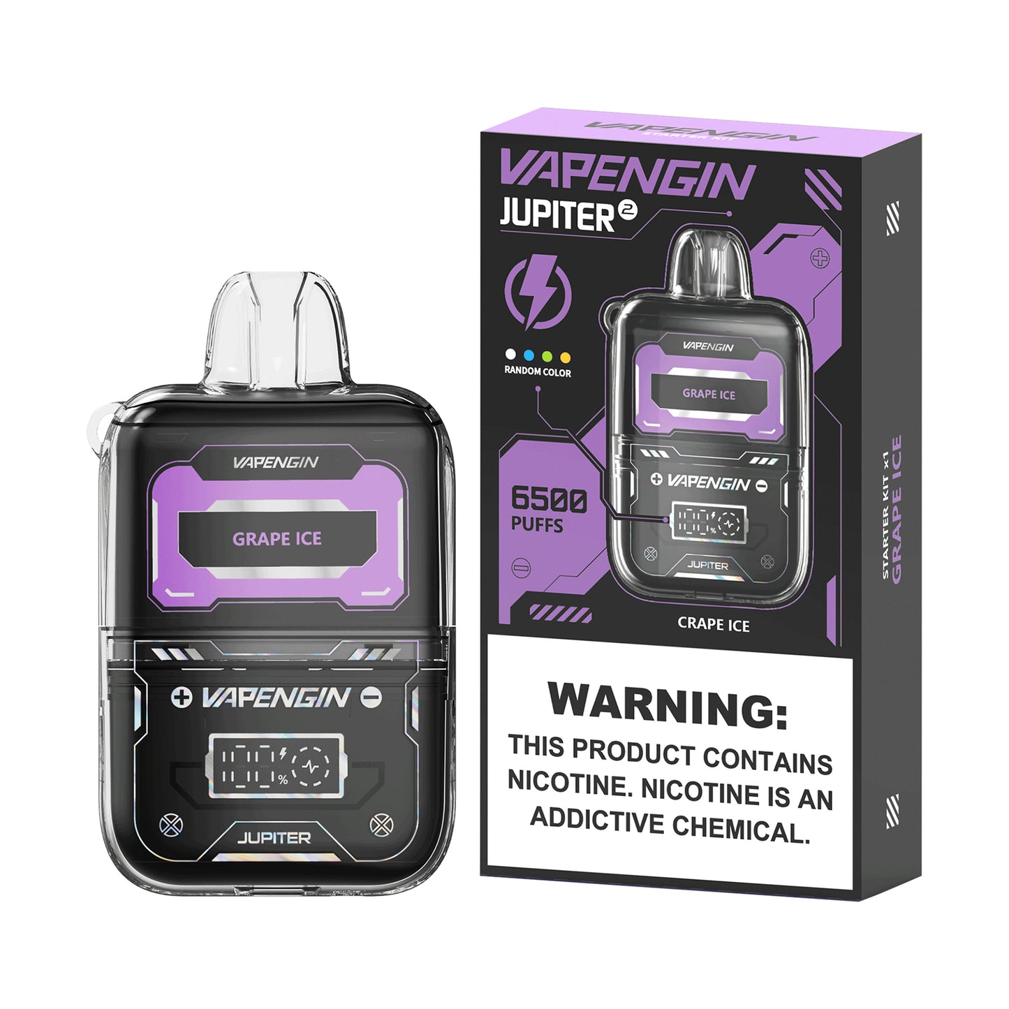 Vapengin Jupiter 2 6500 Puffs 50mg Disposable Vapes - Bittchaser Smoke Shop
