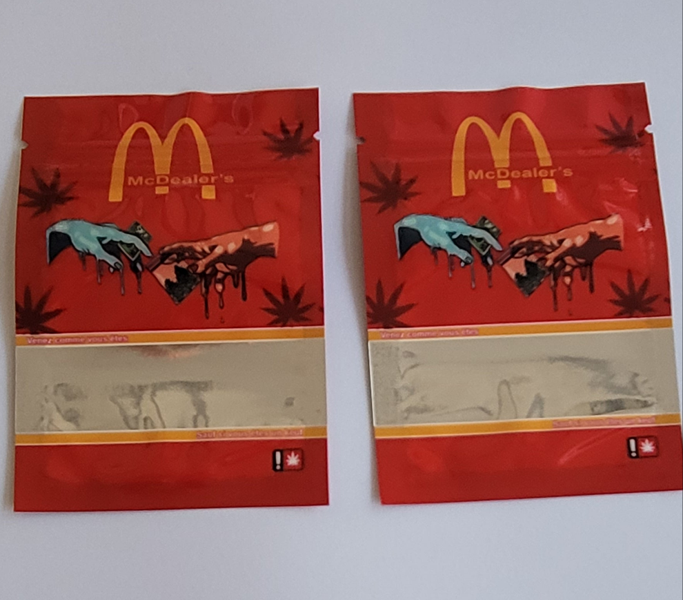 Ukubwa wa Mifuko ya Kuzuia Harufu ya Mylar (7x10cm) - (Kifungu 100pcs)