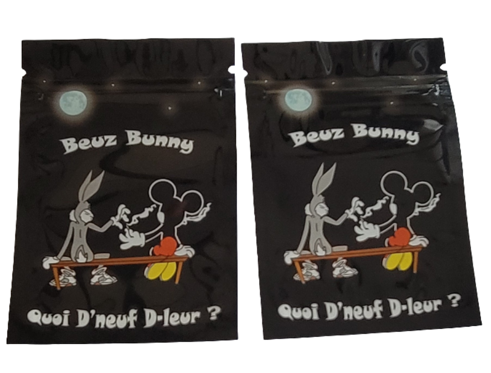 Ukubwa wa Mifuko ya Kuzuia Harufu ya Mylar (7x10cm) - (Kifungu 100pcs)