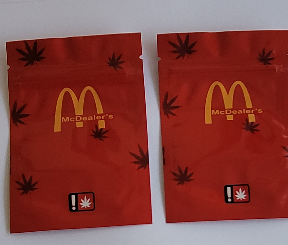 Ukubwa wa Mifuko ya Kuzuia Harufu ya Mylar (7x10cm) - (Kifungu 100pcs)