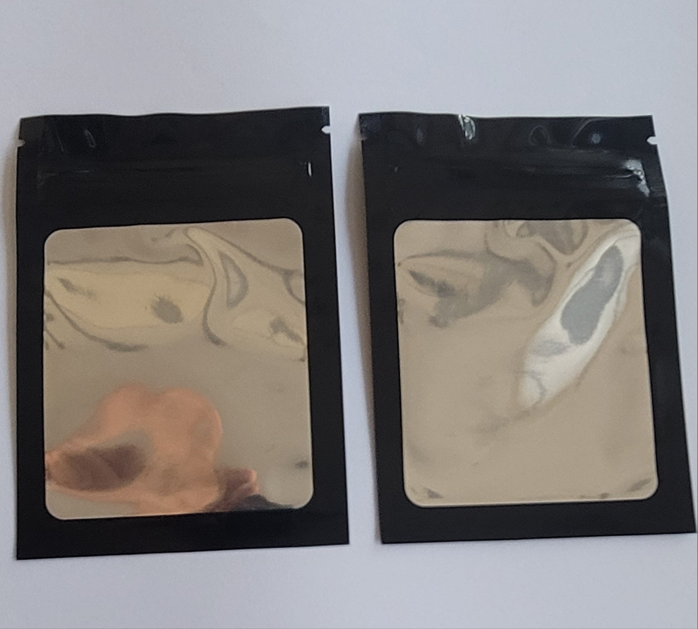 Ukubwa wa Mifuko ya Kuzuia Harufu ya Mylar (7x10cm) - (Kifungu 100pcs)