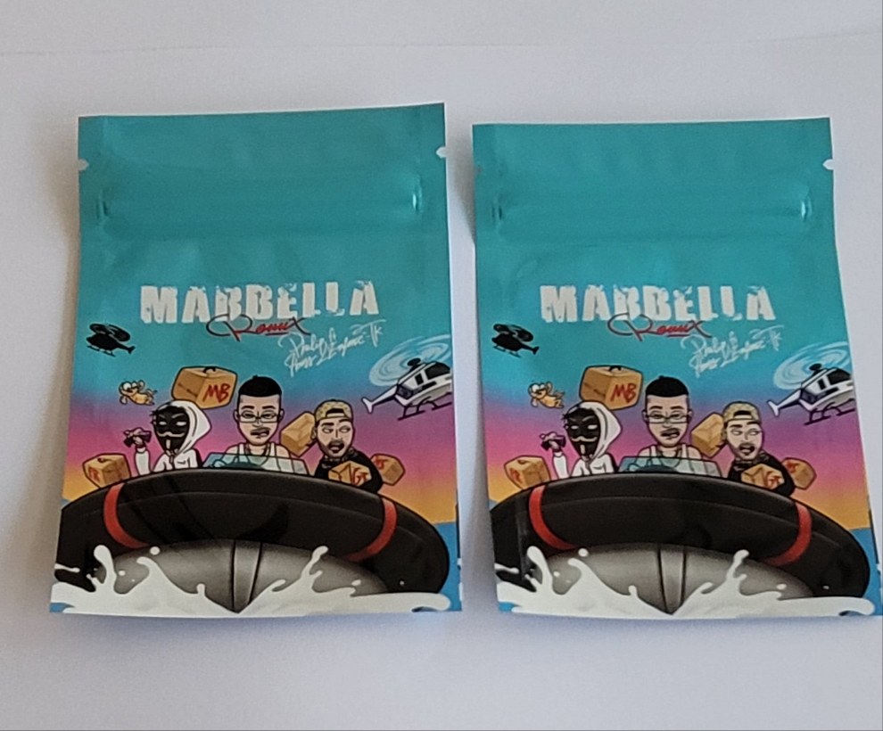 Ukubwa wa Mifuko ya Kuzuia Harufu ya Mylar (7x10cm) - (Kifungu 100pcs)