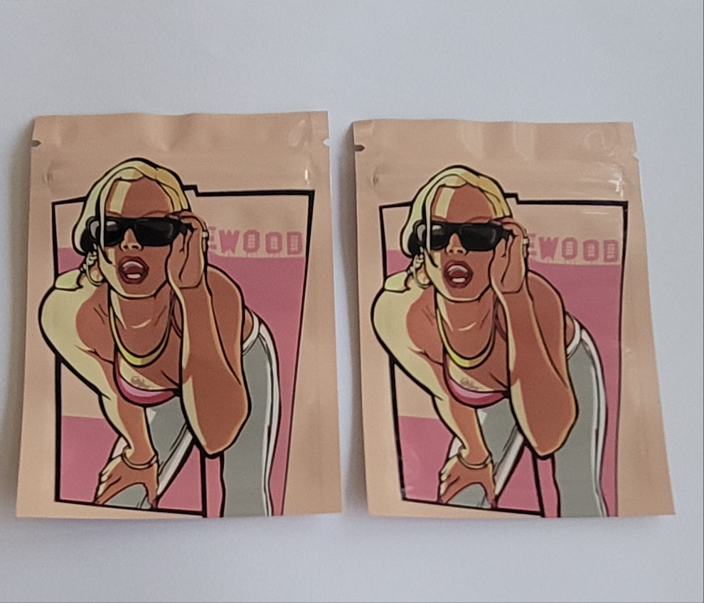 Ukubwa wa Mifuko ya Kuzuia Harufu ya Mylar (7x10cm) - (Kifungu 100pcs)