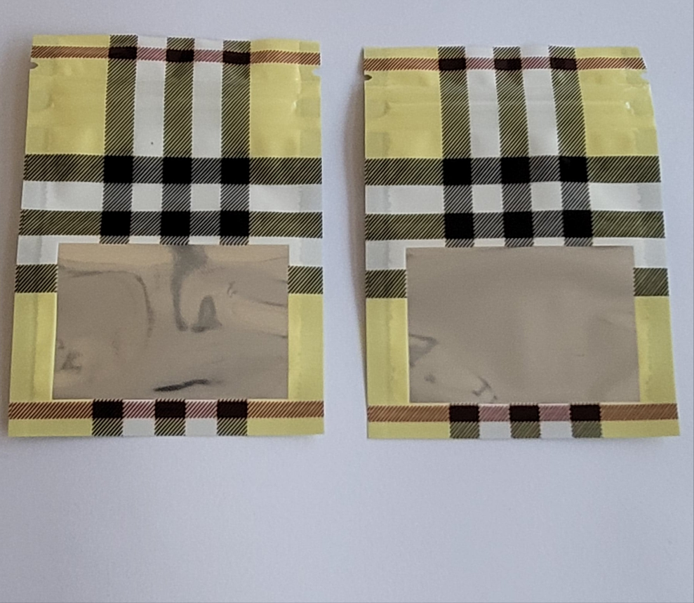 Ukubwa wa Mifuko ya Kuzuia Harufu ya Mylar (7x10cm) - (Kifungu 100pcs)