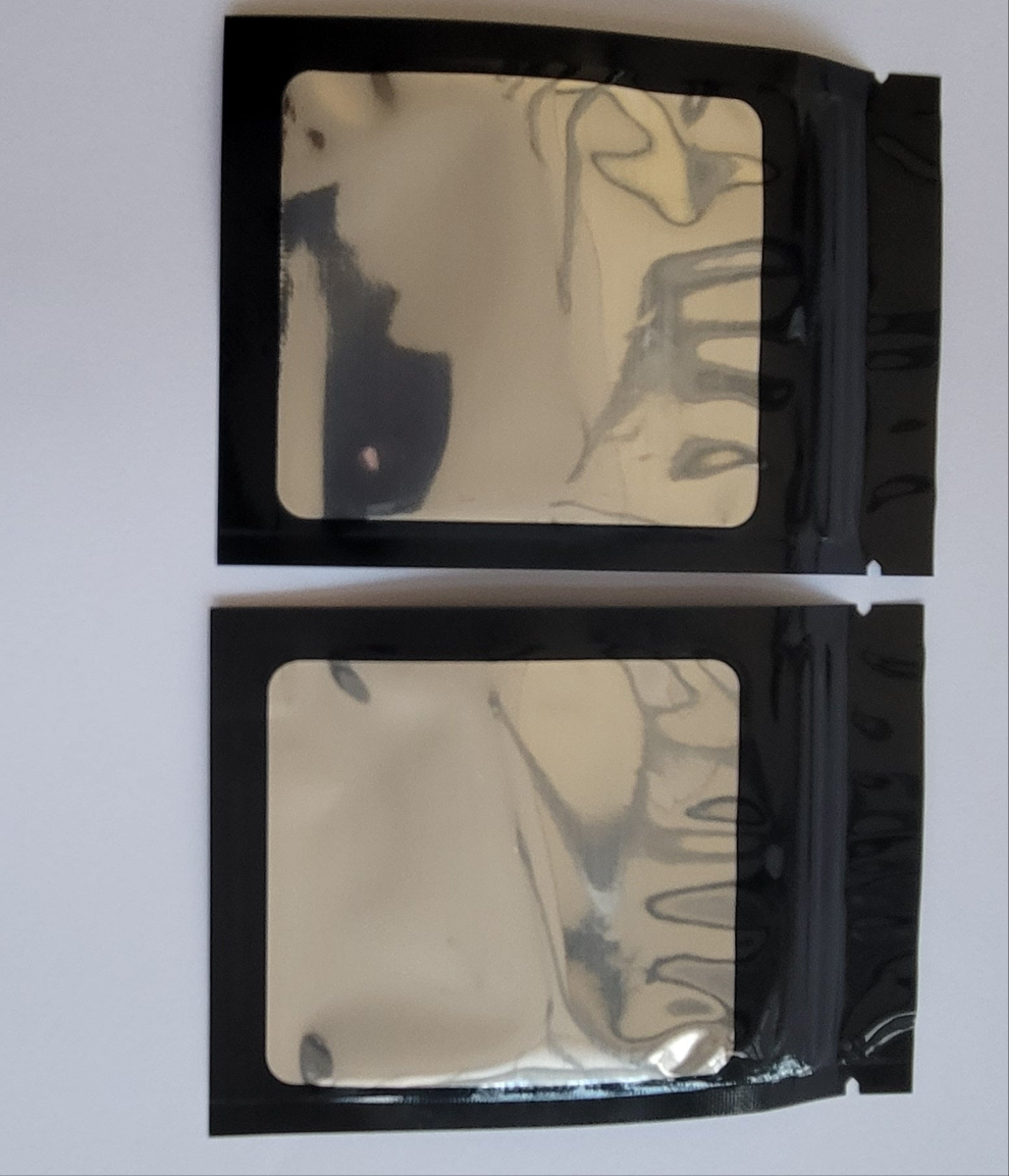 Ukubwa wa Mifuko ya Kuzuia Harufu ya Mylar (7x10cm) - (Kifungu 100pcs)