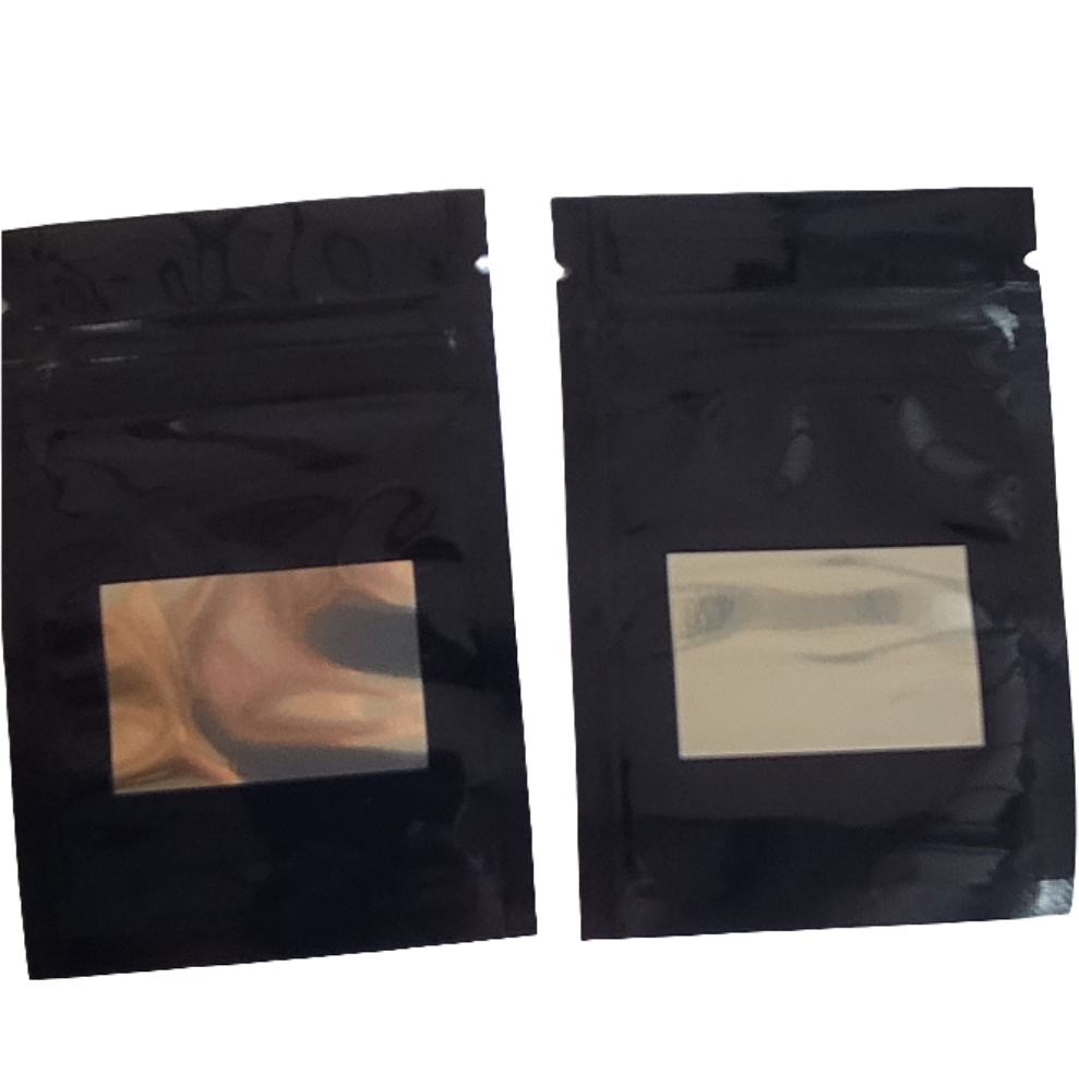 Ukubwa wa Mifuko ya Kuzuia Harufu ya Mylar (7x10cm) - (Kifungu 100pcs)