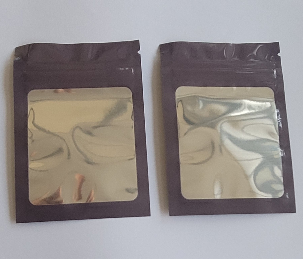 Ukubwa wa Mifuko ya Kuzuia Harufu ya Mylar (7x10cm) - (Kifungu 100pcs)