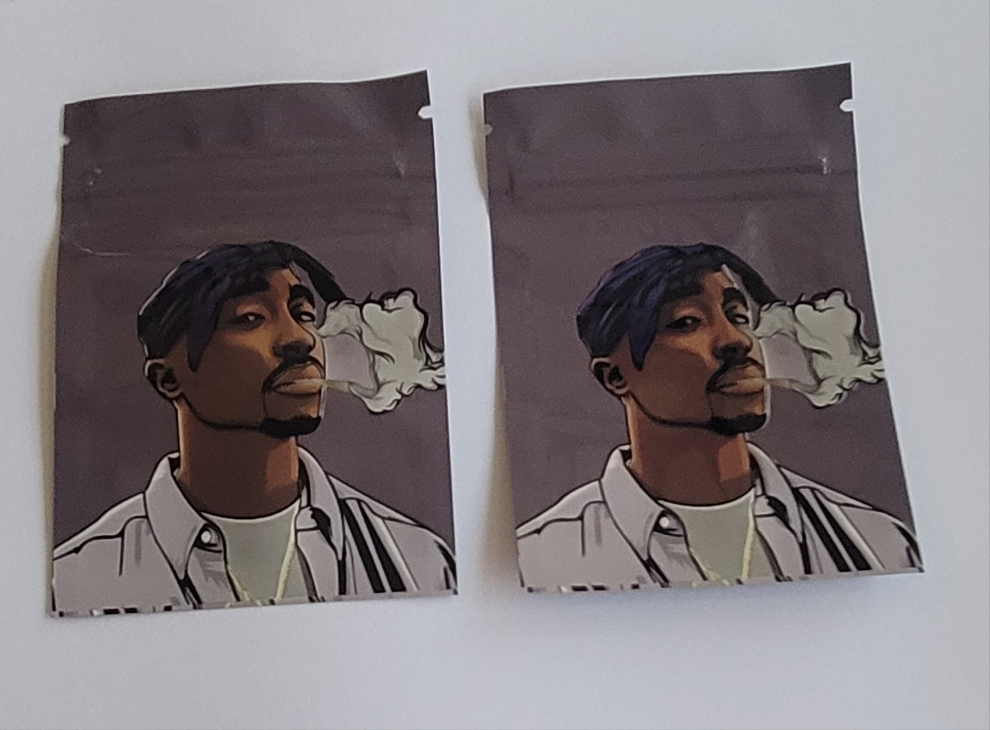 Ukubwa wa Mifuko ya Kuzuia Harufu ya Mylar (7x10cm) - (Kifungu 100pcs)