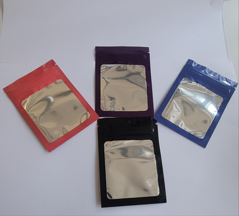 Ukubwa wa Mifuko ya Kuzuia Harufu ya Mylar (7x10cm) - (Kifungu 100pcs)