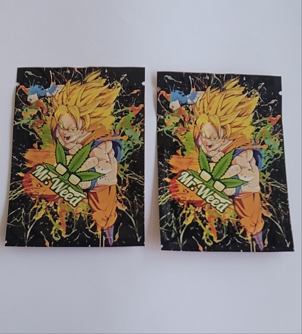 Ukubwa wa Mifuko ya Kuzuia Harufu ya Mylar (7x10cm) - (Kifungu 100pcs)