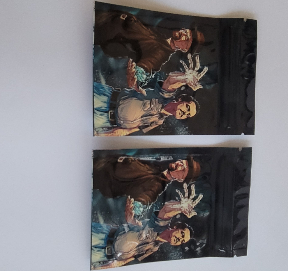 Ukubwa wa Mifuko ya Kuzuia Harufu ya Mylar (7x10cm) - (Kifungu 100pcs)