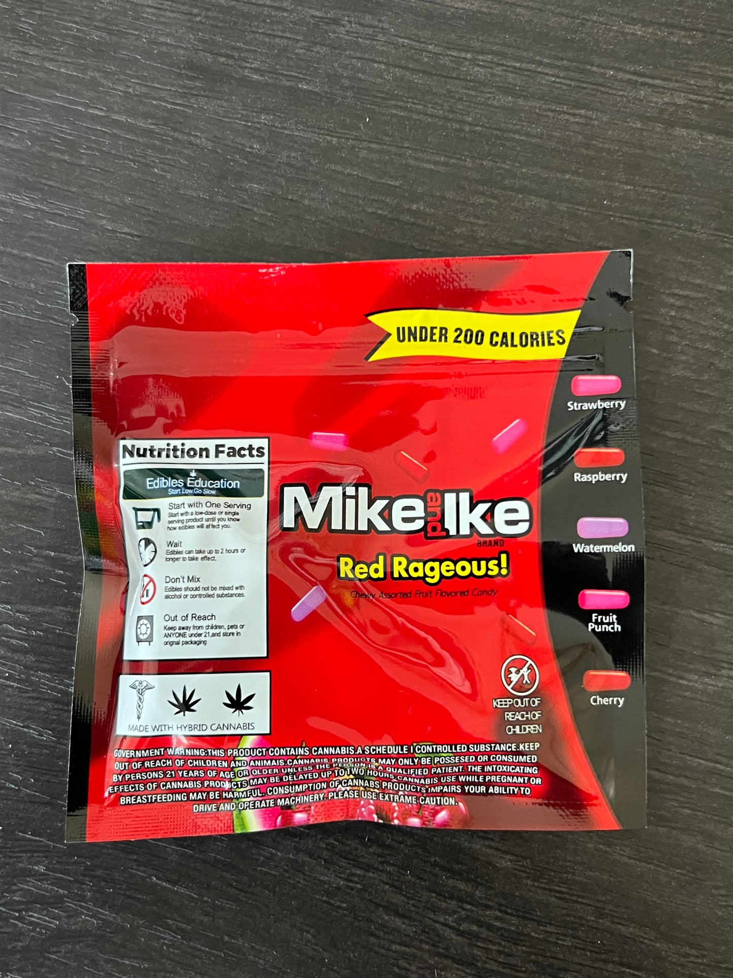 Mike & Ike Red Rageous Candy Gummies- 1000mg THCA - Bittchaser