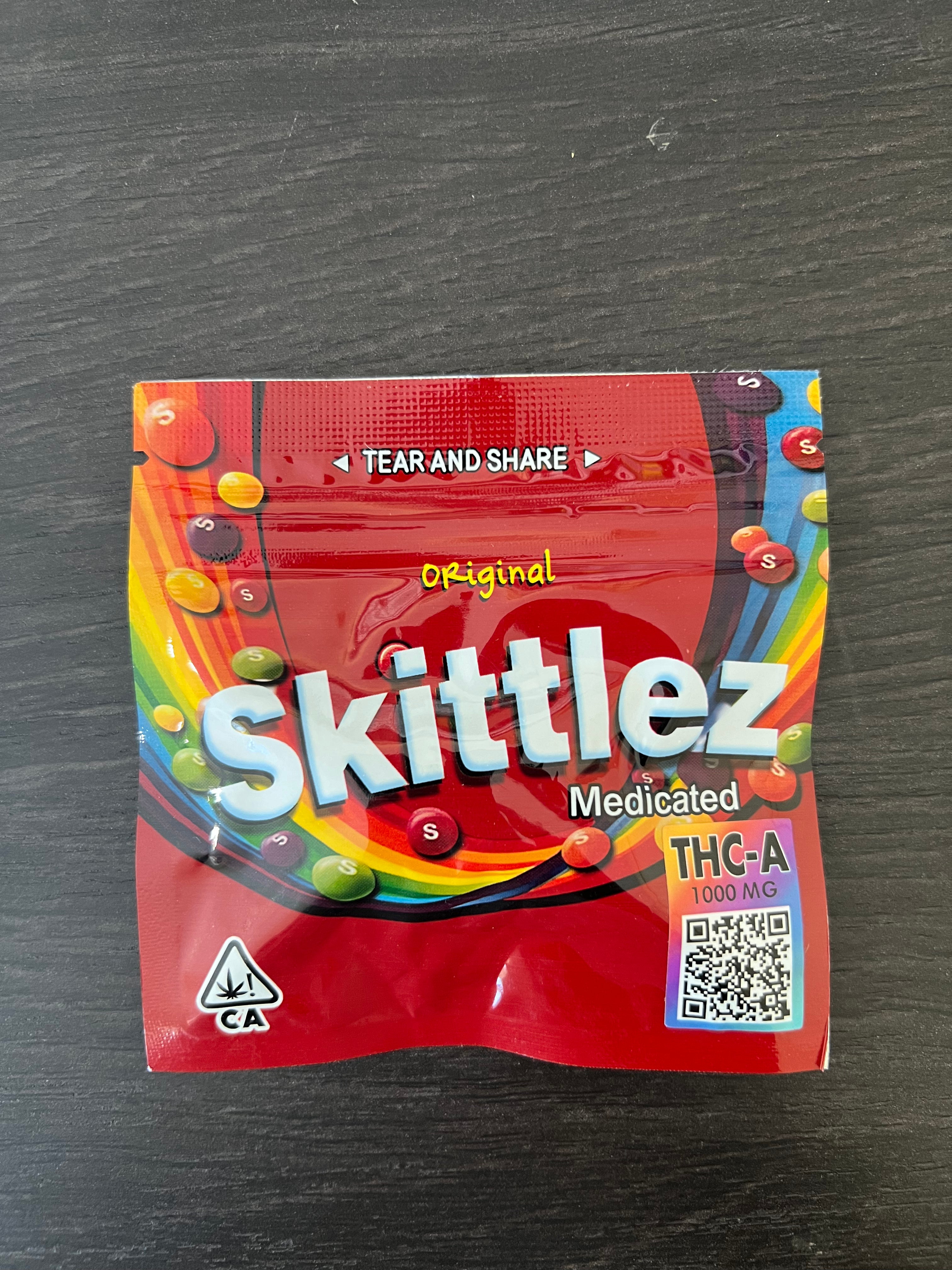 Bittchaser Original Sour Skittles Edible THCA Gummies Nairobi Kenya