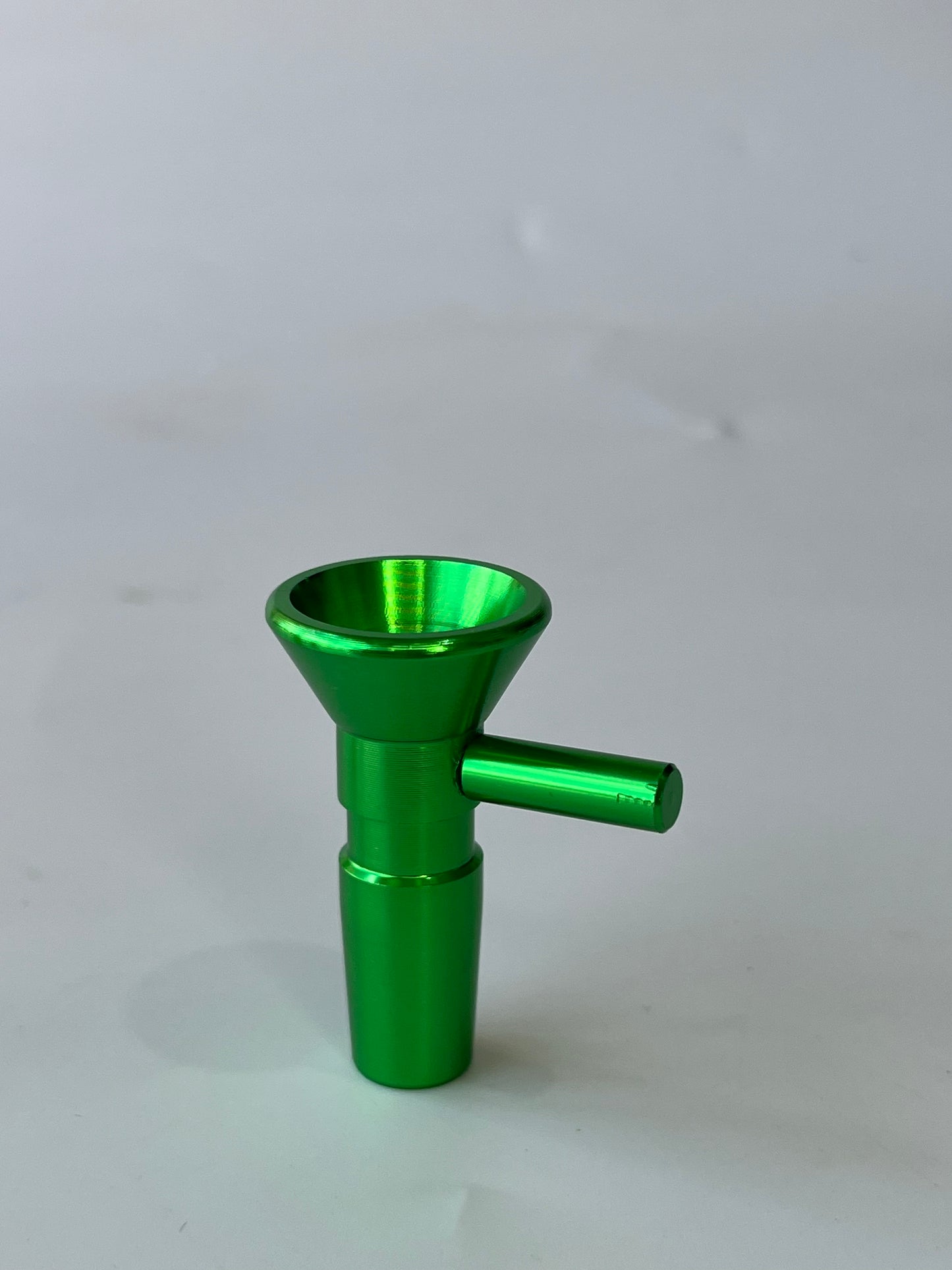 Funnel Shape Aluminium Metal Unbreakable 14.5mm Bong Bowl - Bittchaser