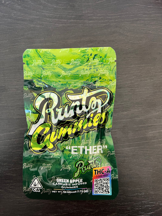 Gummies ya Runtz - 1000mg THCA