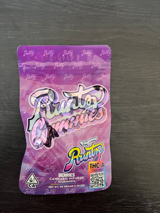 Gummies ya Runtz - 1000mg THCA