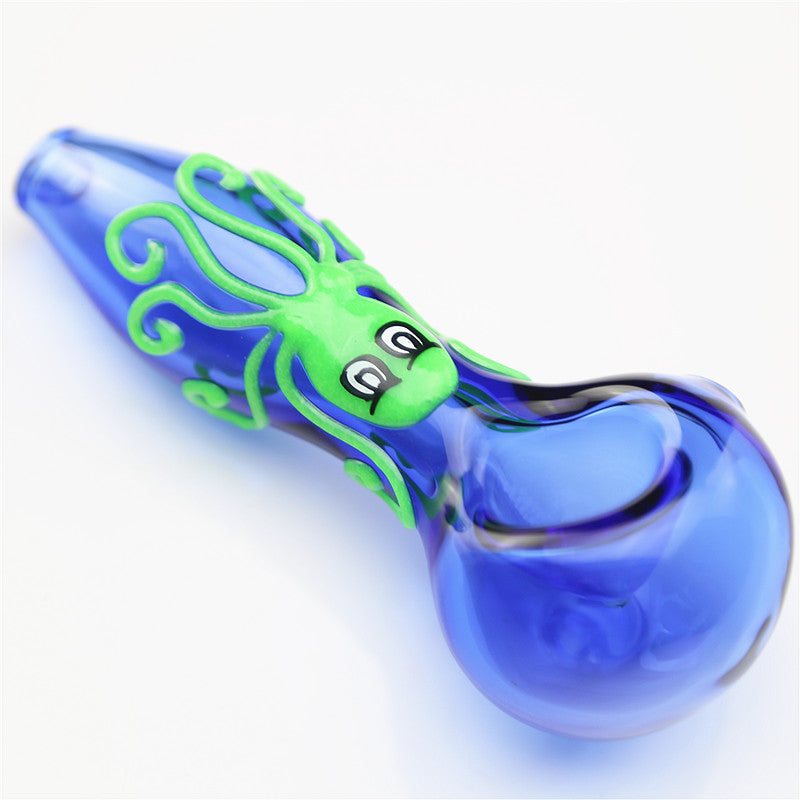 Hippculture Smoking Octopus Pipe Design - Bittchaser