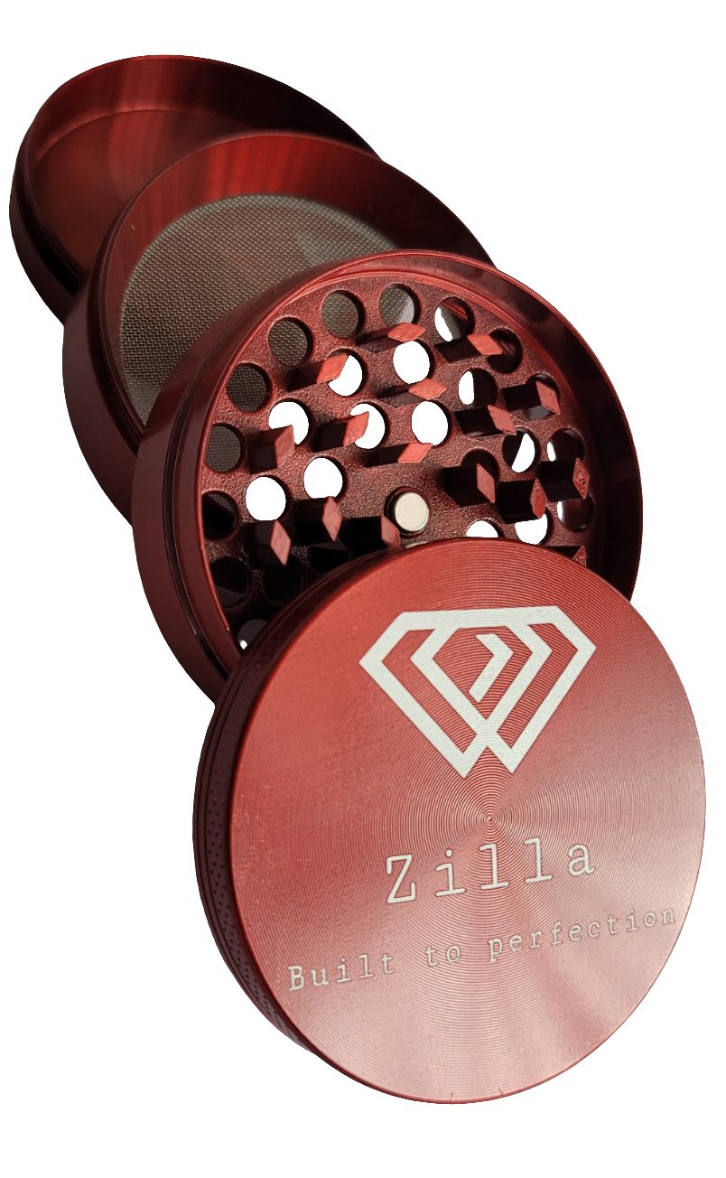 Zilla 60mm (Kati) Zinki Metali Aloi Herb Grinders