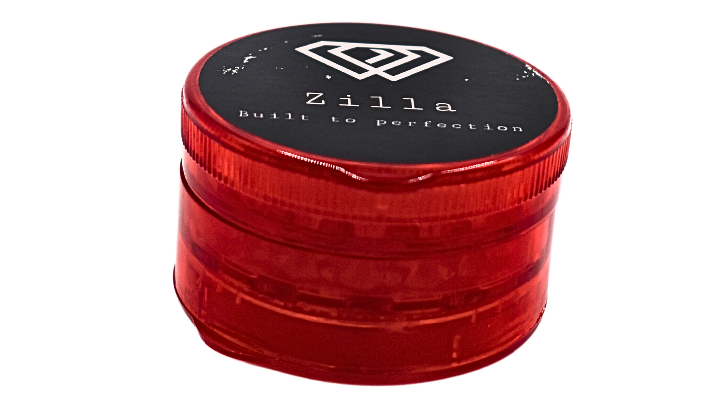 Zilla 60mm 3-Part Acrylic Plastic Grinders - Bittchaser Smoke Shop