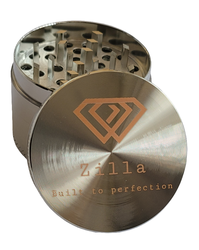 Zilla 60mm (Kati) Zinki Metali Aloi Herb Grinders