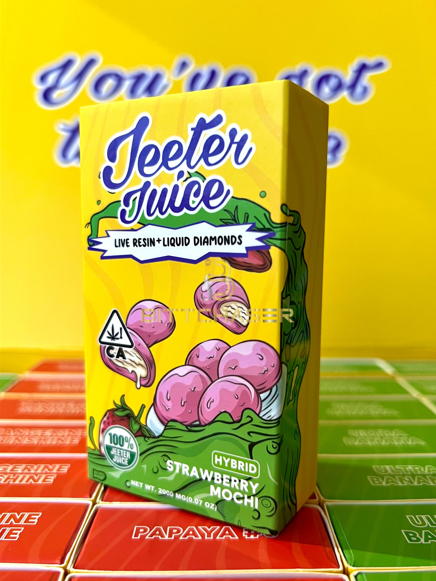 Juisi ya Jeeter 2000mg Almasi Hai THC 2g Mikokoteni Inayotumika