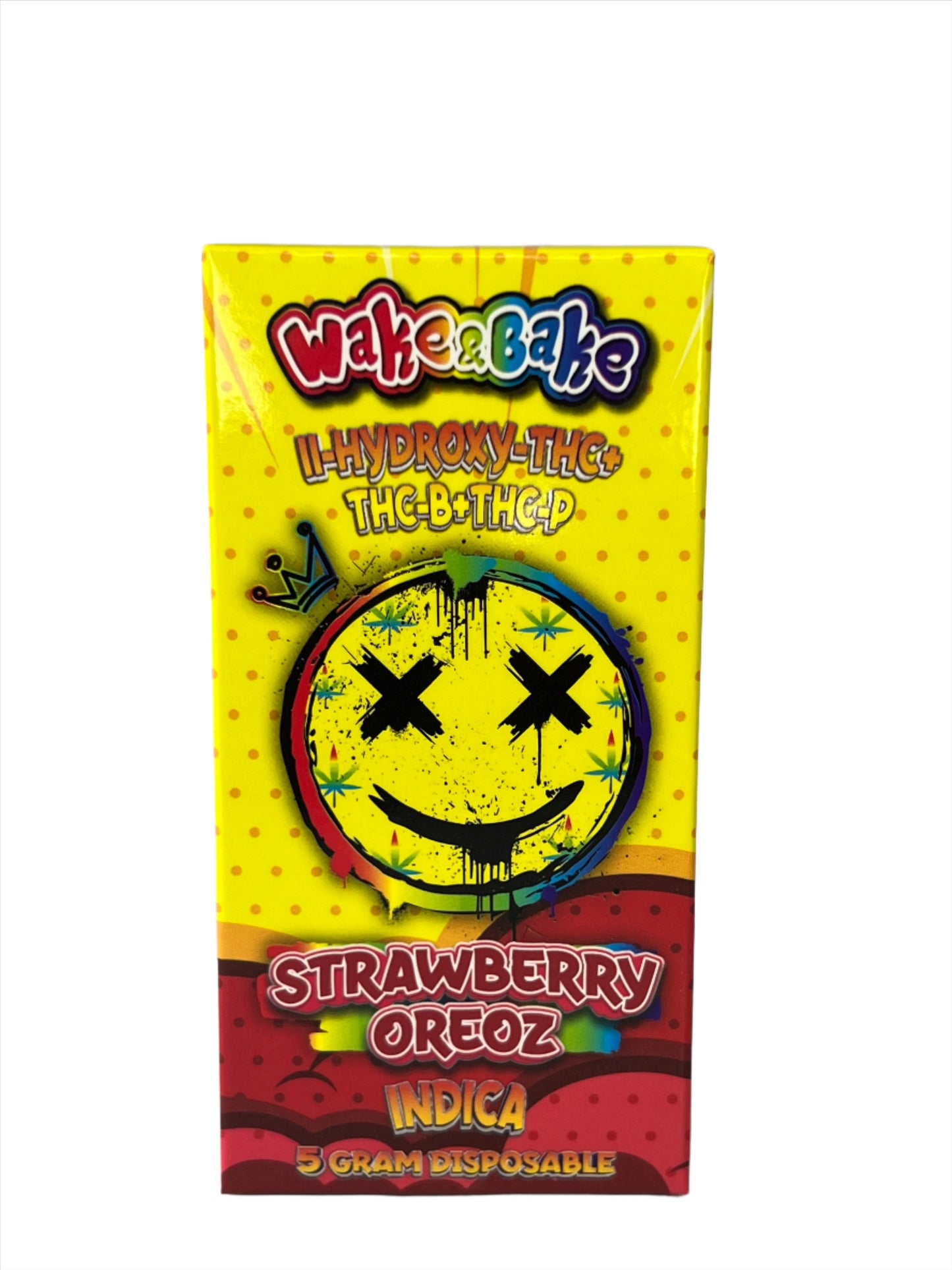 Wake&Bake 5000mg Iliyoboreshwa ya HHC-P+THC-P+THC-JD Disposable 5Gram Vapes