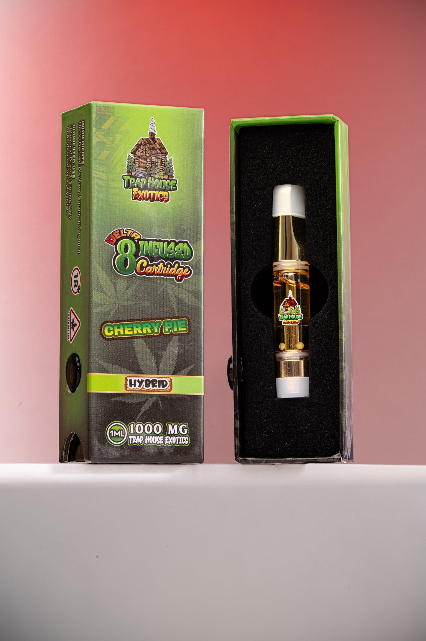 Trap House Exotics Hybrid 1000mg Delta-8 1g THC Vape Cartridges - Bittchaser Smoke Shop