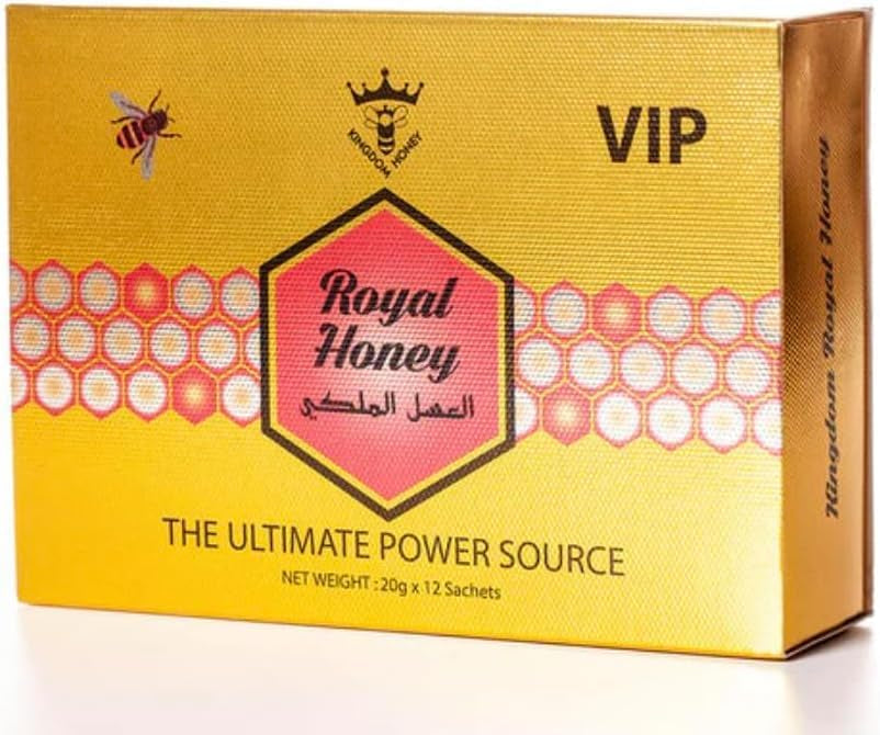 Royal Honey VIP (Pack of 12 Sachets 20g Each)