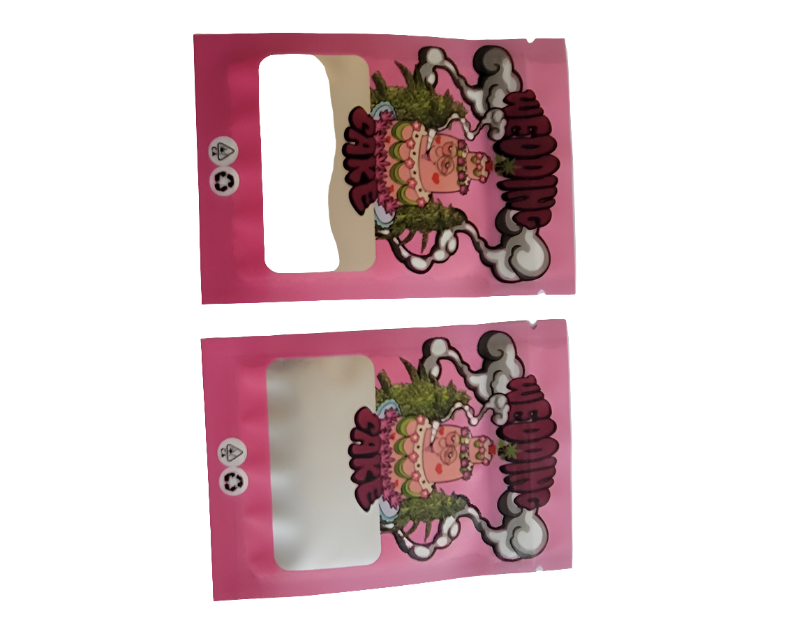 Ukubwa wa Mifuko ya Kuzuia Harufu ya Mylar (7x10cm) - (Kifungu 100pcs)