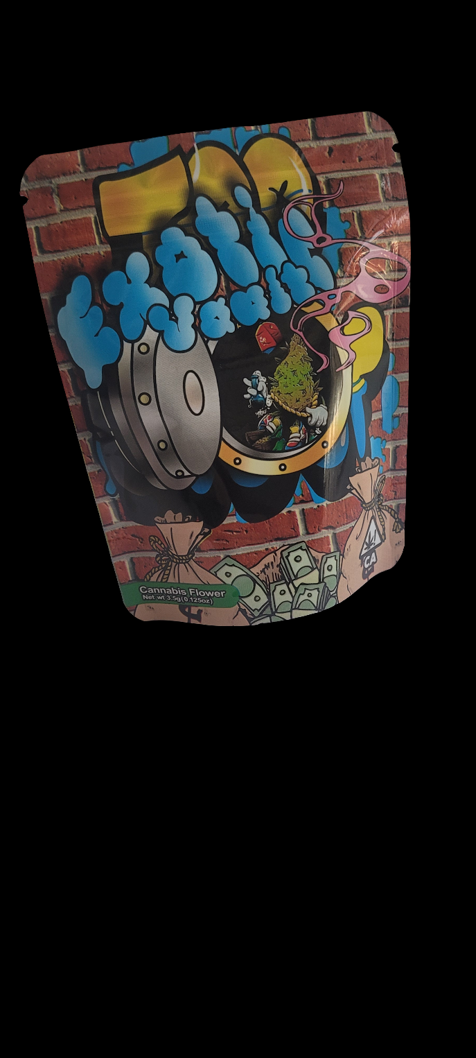 Mifuko ya Ziplock ya Mylar yenye harufu nzuri - 3.5g (100pcs Bundle)