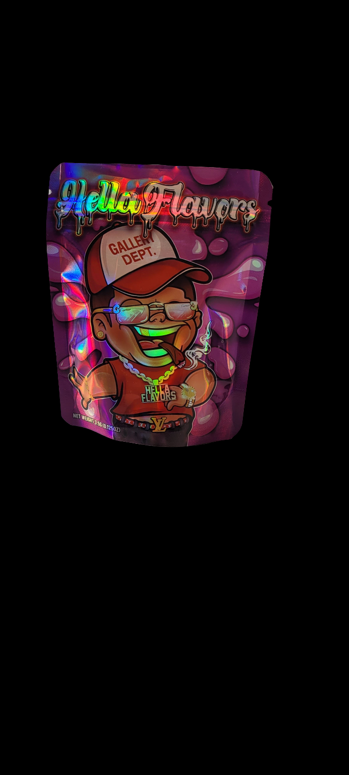 Mifuko ya Ziplock ya Mylar yenye harufu nzuri - 3.5g (100pcs Bundle)