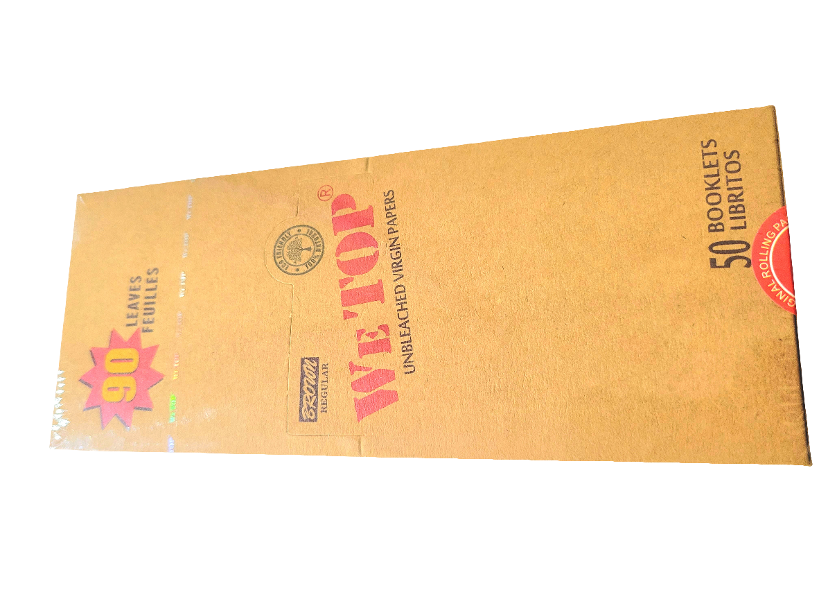 Wetop Brown Regular Size 90 Leaves! - Bittchaser Smoke Shop