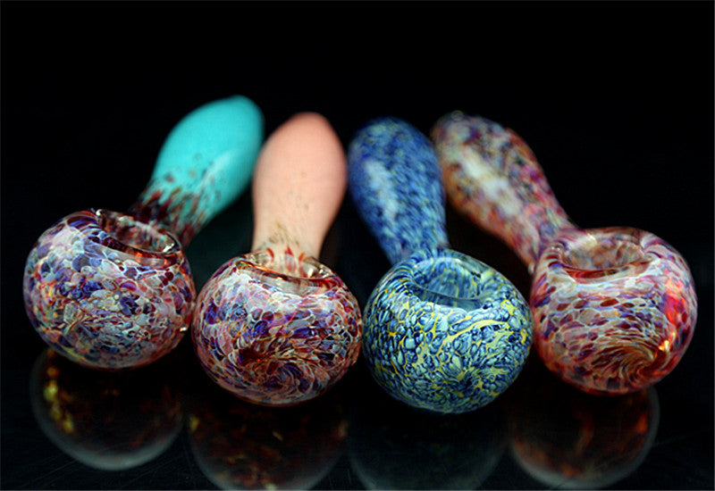 Hippculture Glass Smoking pipes|Purple design - Bittchaser