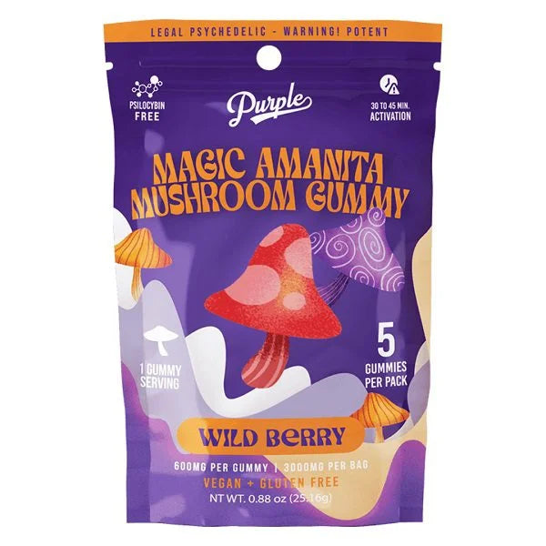 Purple Magic Amanita Mushroom Gummy