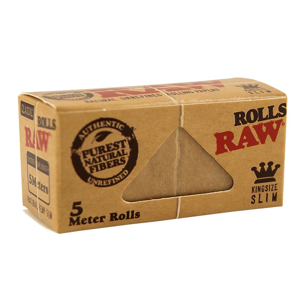 RAW Classic Rolls Slim 5m length Unbleached