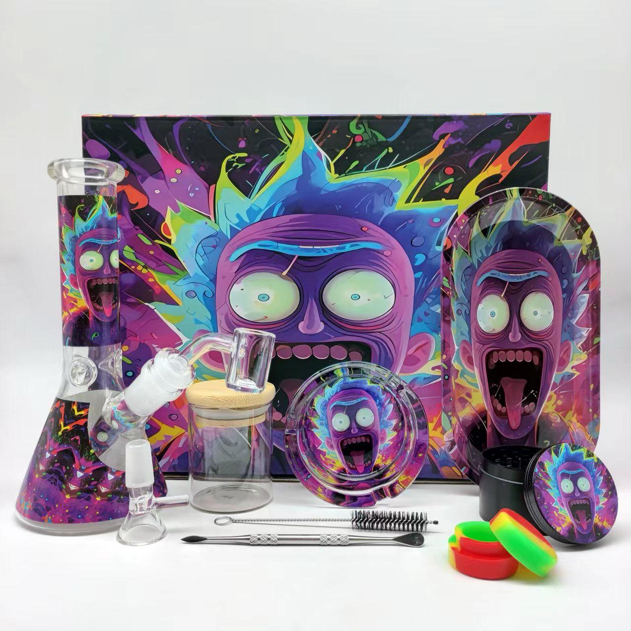 Rick Glass Ice Multi-Accessory Bong Set - Bittchaser Smoke Shop